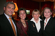 Dr. Markus Herzog und Ehefrau Daniela, Ingrid Pierchalla (Organisatorin), Tanja Koch (GOP-Direktorin) (Foto: MartiN Schmitz)